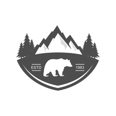 Outdoor adventure logo design vector