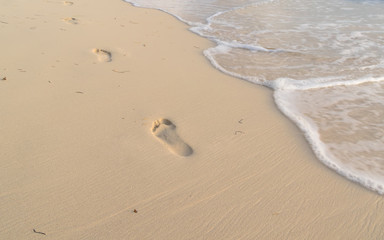 Traces on the sand