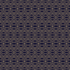 geometric pattern, black and gold, interior design, wrapping paper, vector image