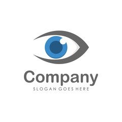 Eyes vision logo design template