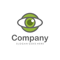 Eyes vision logo design template
