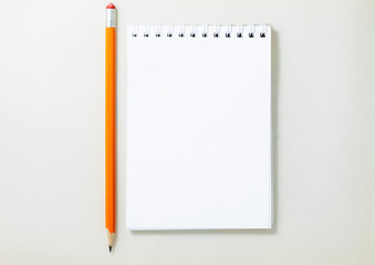Spiral blank notebook