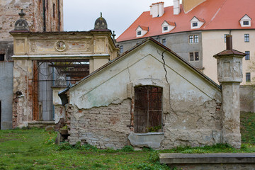 Medieval castle in Hrad Veveri, Czech republic