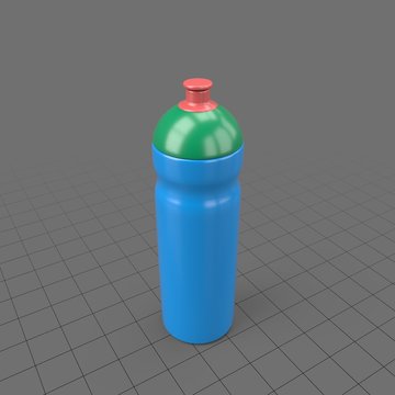 Squeezable water bottle