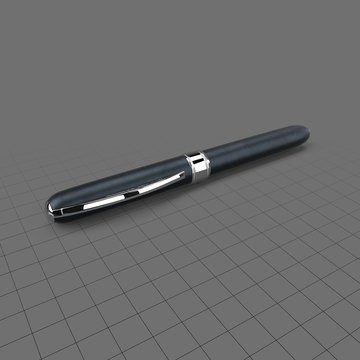 Closed ballpoint pen