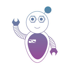 cartoon robot icon