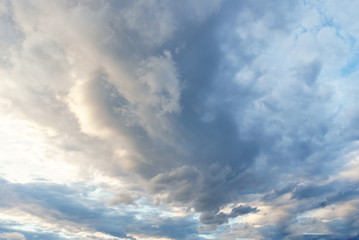 Naklejka na ściany i meble Amazing sky clouds background