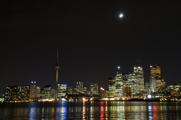 Obraz premium Toronto Cityscape w nocy