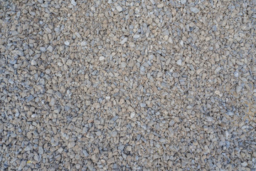 crushed stone construction image close up for background.