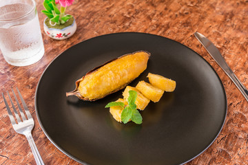 Grilled banana