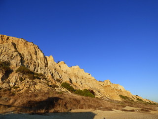 Fototapeta na wymiar Playa de Mazagon en Huelva (Andalucia,España)