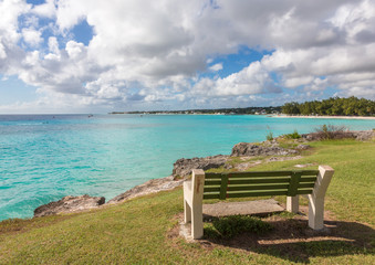 Barbados Coastline with Beautiful Torquise Water