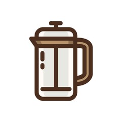 COFFEE ICON VECTOR COLOR