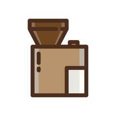 COFFEE ICON VECTOR COLOR