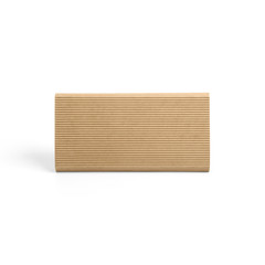 Corrugated cardboard package bag isolated on white background. Packaging template mockup collection. With clipping Path included.