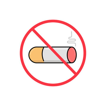 vector icon no Smoking