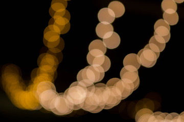 Obraz premium bokeh on black background texture. Abstract