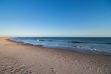 Grenen beach/sandbar north of the town of Skagen. This is the northernmost part of Denmark.
