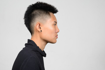 Portrait of young Asian Tomboy