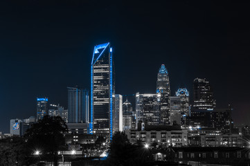 B&W Charlotte - obrazy, fototapety, plakaty