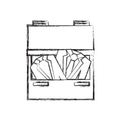 drawer with elegant suits icon