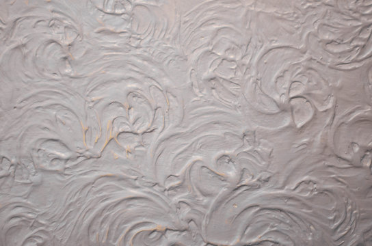studio texture of decorative plaster with an interesting pattern 