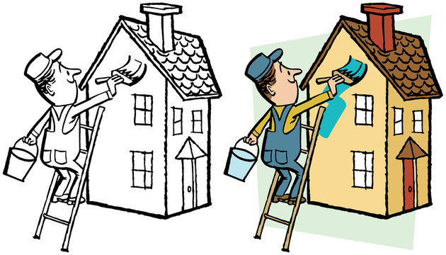 House Painter Cartoon Images – Browse 54,168 Stock Photos, Vectors, and  Video | Adobe Stock