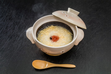 たまご粥　 Japanese cuisine rice porridge