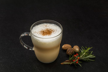 エッグノック　Eggnog(hot milk shake)