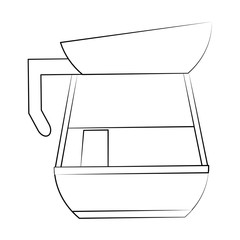Coffee kettle symbol icon vector illustration graphic design