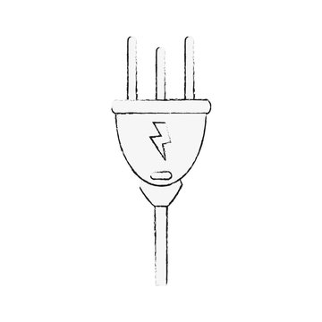 Electric plug symbol icon vector illustration graphic design