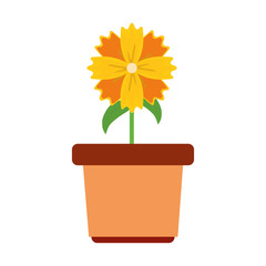 flowerpot  vector illustration