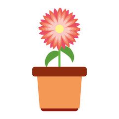 flowerpot  vector illustration
