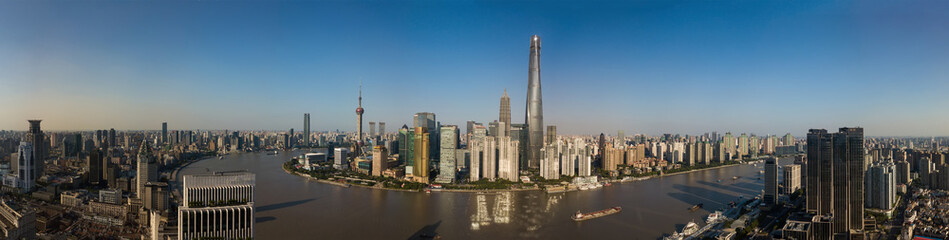 Shanghai Skyline Panorama