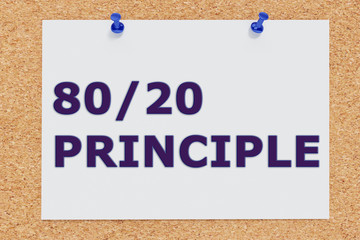 80/20 Principle concept