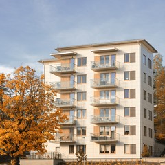 Modern apartment buildings in Stockholm area  - Sweden