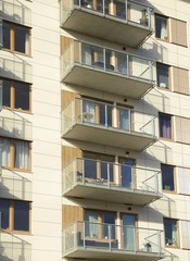 Modern apartment buildings in Stockholm area  - Sweden