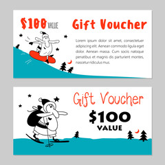 Christmas gift voucher.