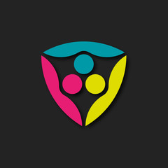Naklejka premium logo design