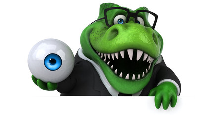 Fun Trex - 3D Illustration © Julien Tromeur