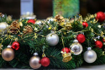 Beautiful Christmas and New Years scene