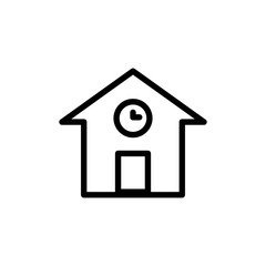 School flat icon