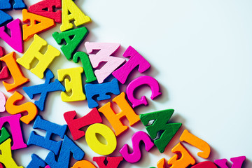 たくさんのアルファベット