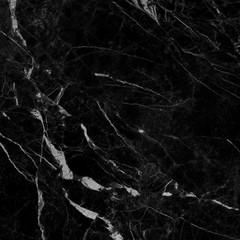 Black marble natural pattern for background, abstract black and white