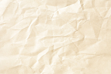 Crumpled brown paper texture