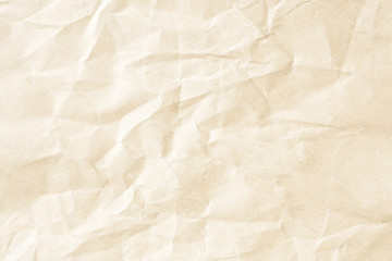 Obraz premium Crumpled brown paper texture