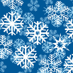 Fototapeta premium Background from snowflake