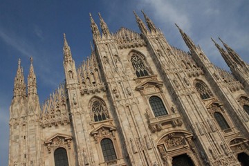 Fototapeta premium Mailänder Dom, Westfassade