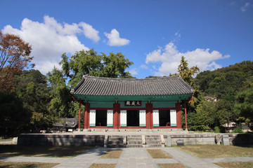 confucian school in Joenju Hanok Village. October 20, 2017. South Korea.