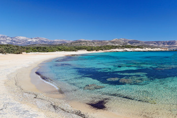 Alyko Beach in Naxos island, Greece - obrazy, fototapety, plakaty